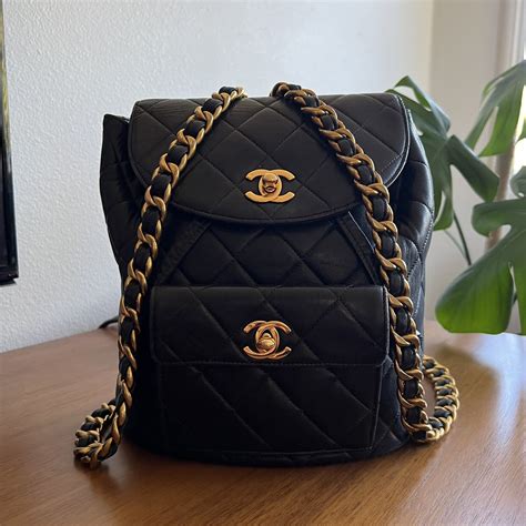 chanel backpack mens|authentic Chanel backpack.